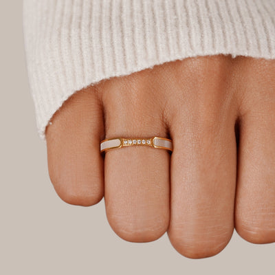 Bibiana - Bague en Perles et Cristaux
