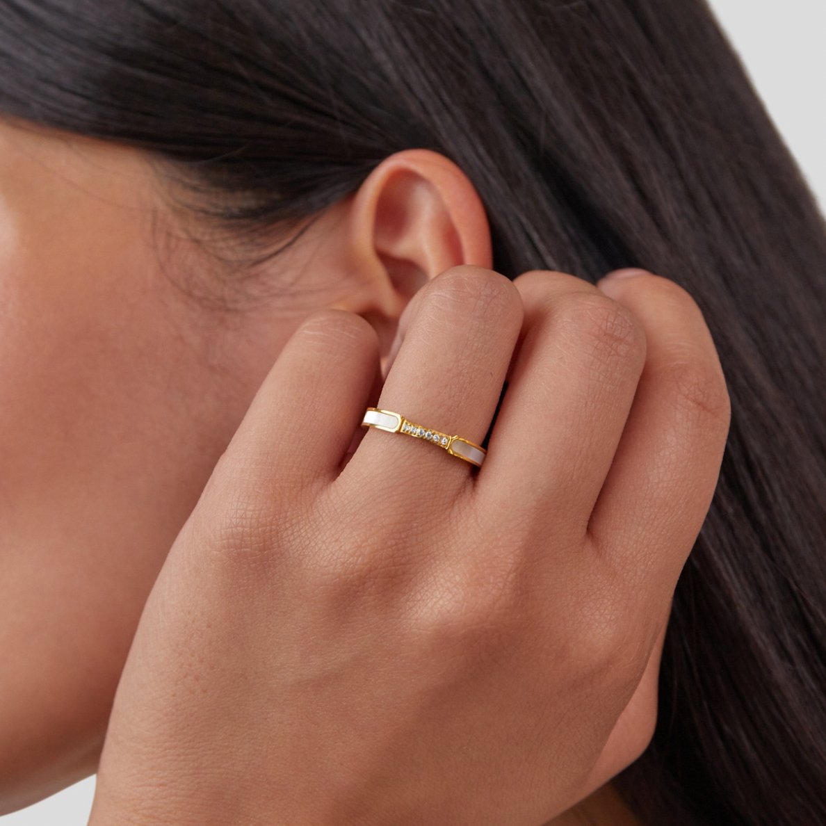 Bibiana - Bague en Perles et Cristaux