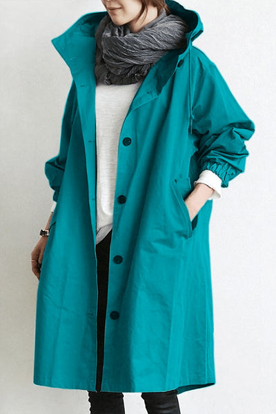 Trench-coat élégant imperméable
