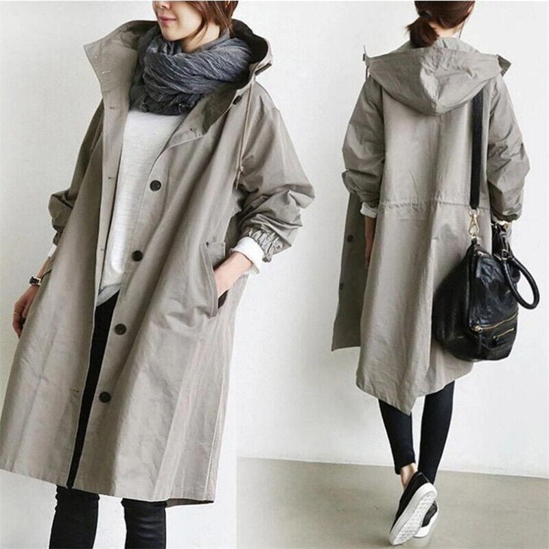 Trench-coat élégant imperméable