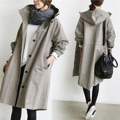 Trench-coat élégant imperméable