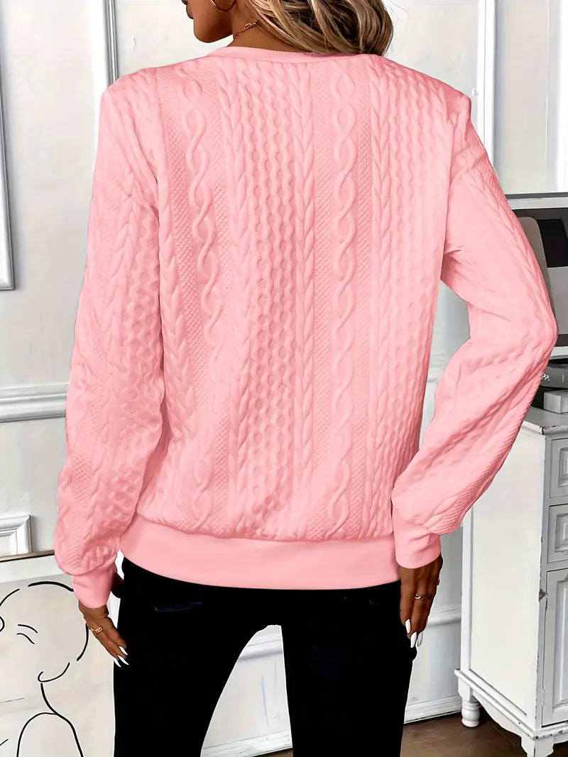 Élégant Pull Zippé Confortable