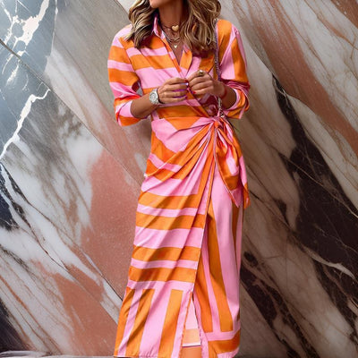 AtelierdeRocheParis™ | Robe portefeuille imprimée