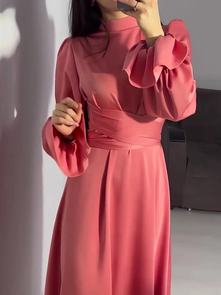 Selah | Robe Maxi Élégante Émeraude Majestueuse pour Femme