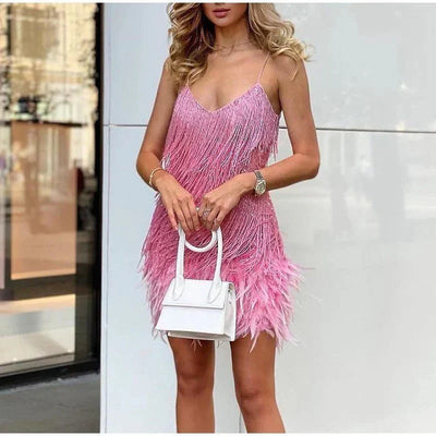 Charlotte - Robe midi stylée avec décolleté en V et ceinture