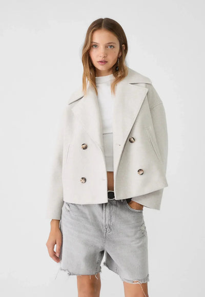 Élégante Veste Croisée Confortable