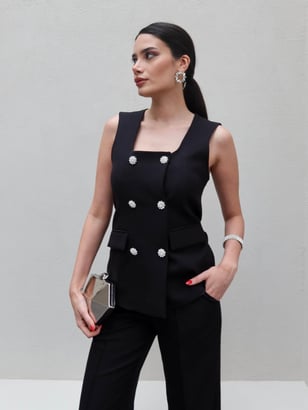 AtelierdeRocheParis™ | Amélie | Ensemble Blazer et Pantalon Chic