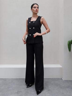 AtelierdeRocheParis™ | Amélie | Ensemble Blazer et Pantalon Chic