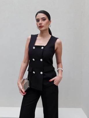 AtelierdeRocheParis™ | Amélie | Ensemble Blazer et Pantalon Chic