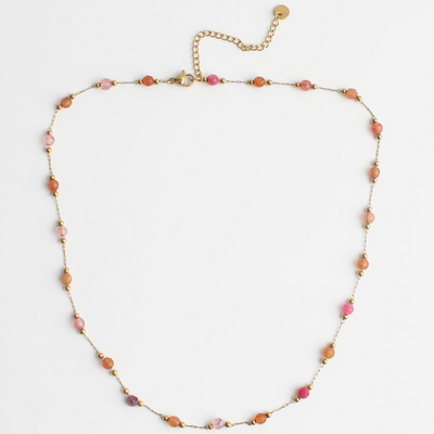 Sophia – Collier – Pierre naturelle – Acier inoxydable