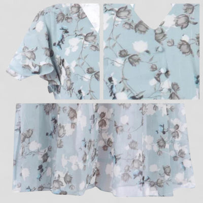 Edmonton Essence™ | Ruffle Floral Dress + FREE Forever Bonded Bracelets
