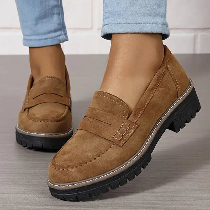 AtelierdeRocheParis™ | Mocassins en daim de luxe pour femme