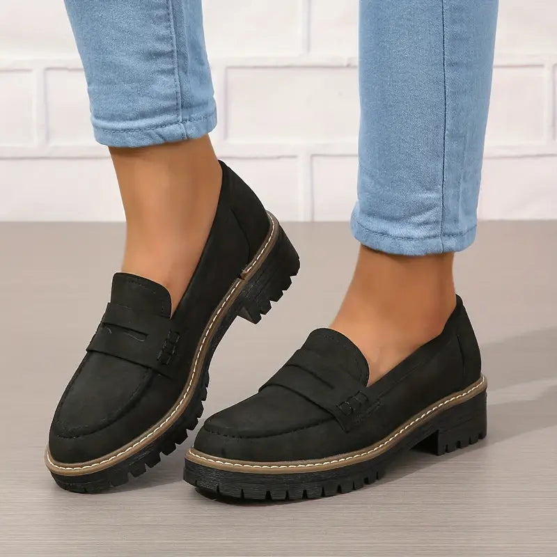 AtelierdeRocheParis™ | Mocassins en daim de luxe pour femme