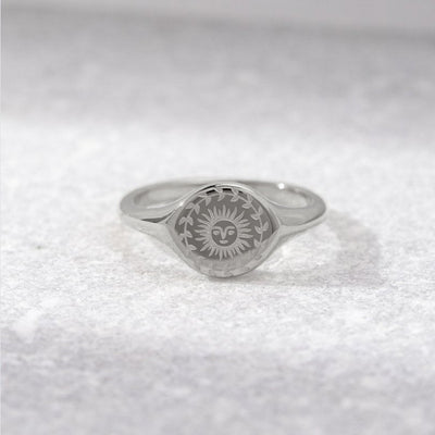 Bague en or pour le solstice d'été