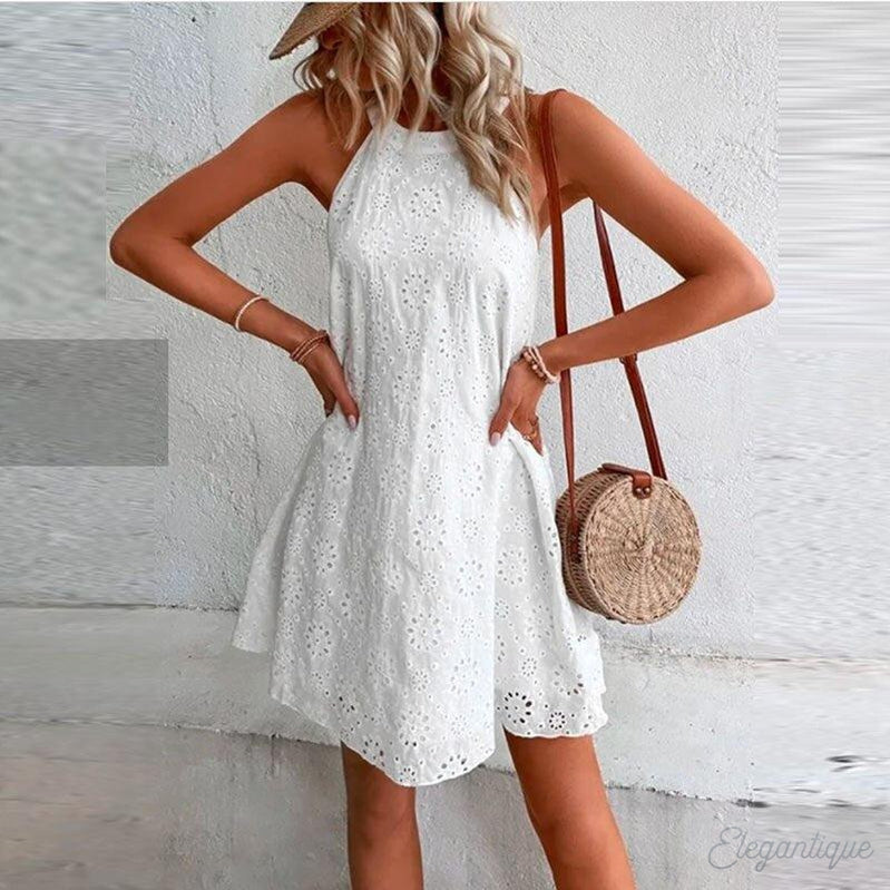 Tess – Robe en Dentelle Romantique et Sans Manches pour Occasions Spéciales