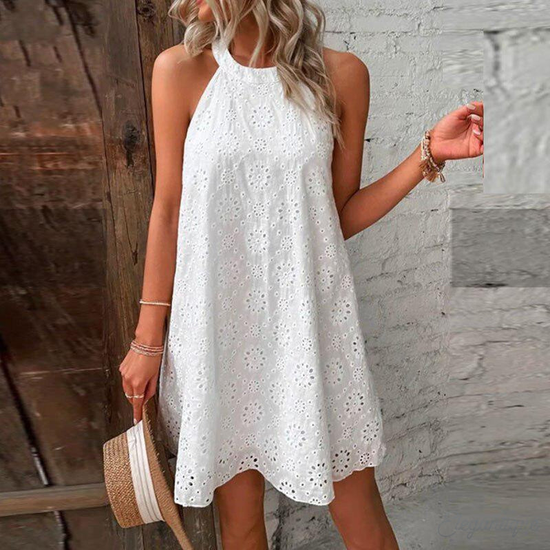 Tess – Robe en Dentelle Romantique et Sans Manches pour Occasions Spéciales