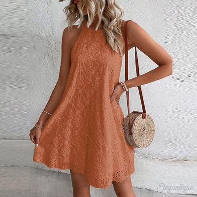 Tess – Robe en Dentelle Romantique et Sans Manches pour Occasions Spéciales