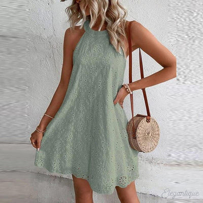 Tess – Robe en Dentelle Romantique et Sans Manches pour Occasions Spéciales