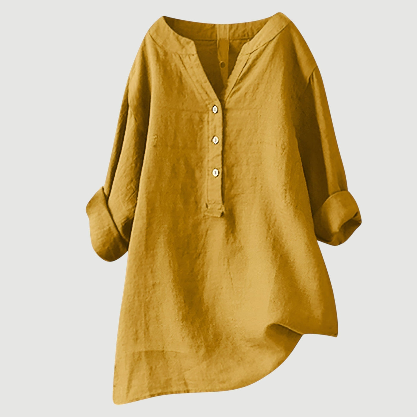 Freja – Chemise en lin légère et confortable avec boutons