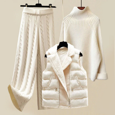Ensemble de tricots chauds et relaxants