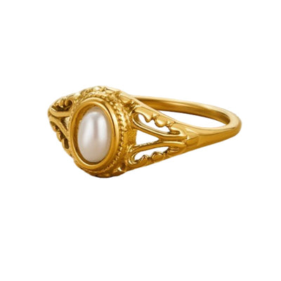 Bague Vintage Perle Royale