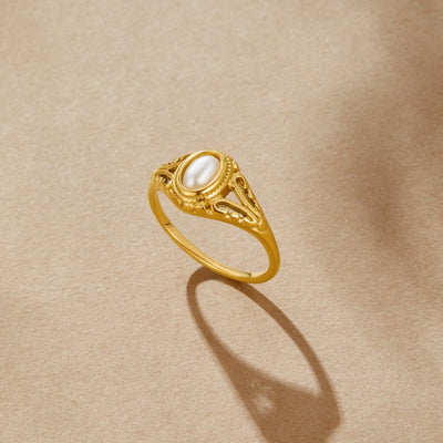 Bague Vintage Perle Royale