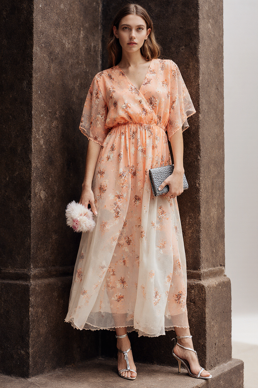 Almarie - Robe glamour flatteuse