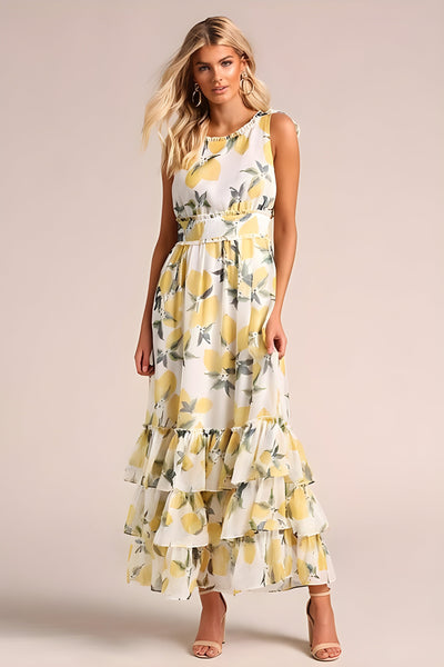 Anisha | Robe Maxi à Imprimé Décontracté pour Femme
